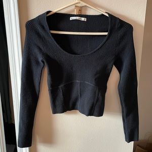 Abercrombie and Fitch corset sweater